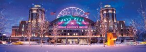 Light Up The Lake and Winter Wonderfest at Navy Pier in Chicago, Illinois.