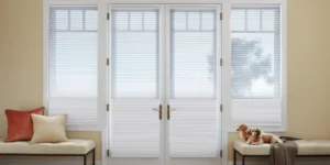 Cellular Shades Window Treatments for French Doors