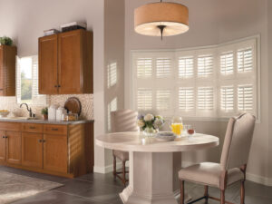 Hunter Douglas Shutters on Bay windows